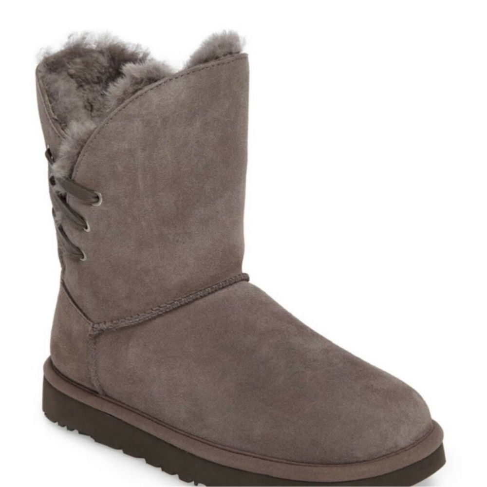 UGG Constantine Genuine Lamb Shearling Lined Boot CHARCOAL 8us